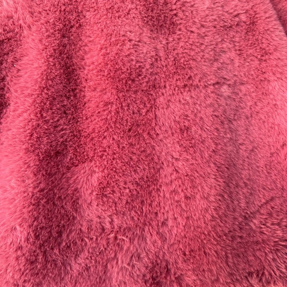 Anthropologie Faux Fur Soft Fluffy Rose Pink Bag Tote - Picture 9 of 15